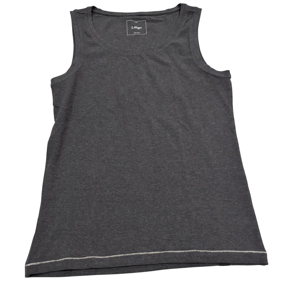 16-9 LAHGO Lunya Men's Tank Top Sleep Lounge Gray Small